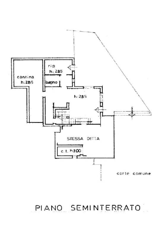 planimetria seminterrato