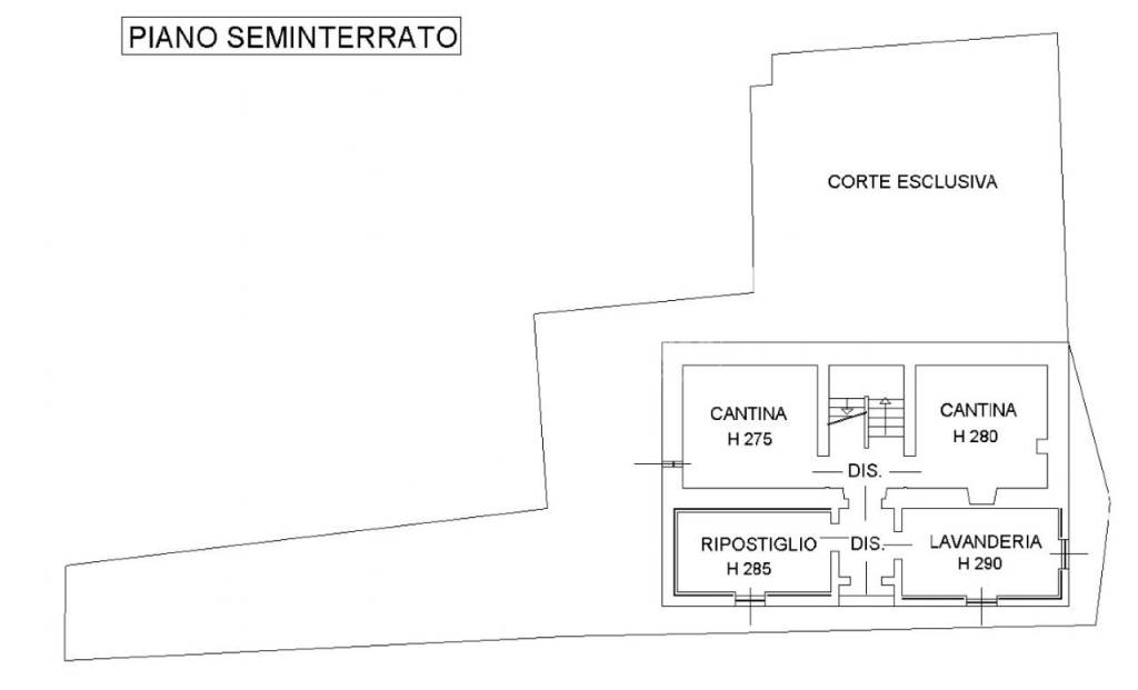 planimetria seminterrato