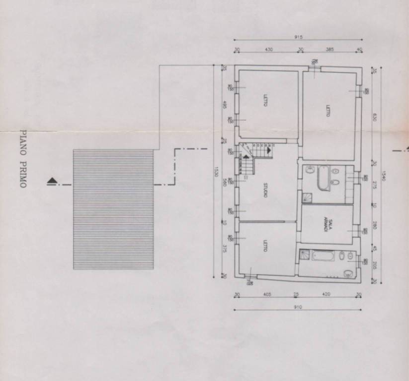 Planimetria primo piano