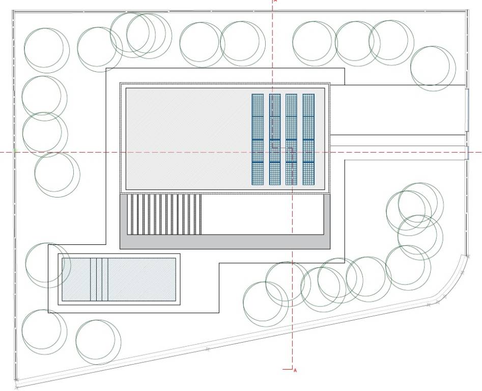 03 - Planimetria villa A - tetto