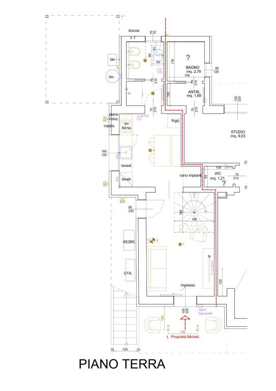 piano terra arredato