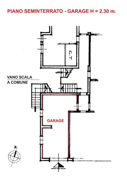 Planimetria BOX-GARAGE