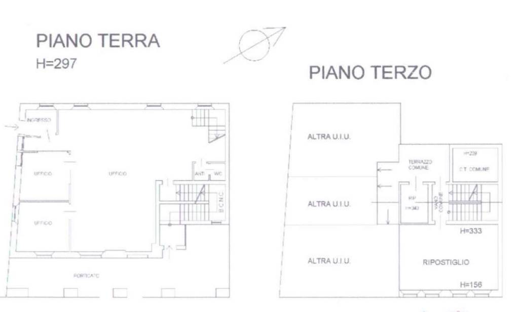 piano terra e terzo