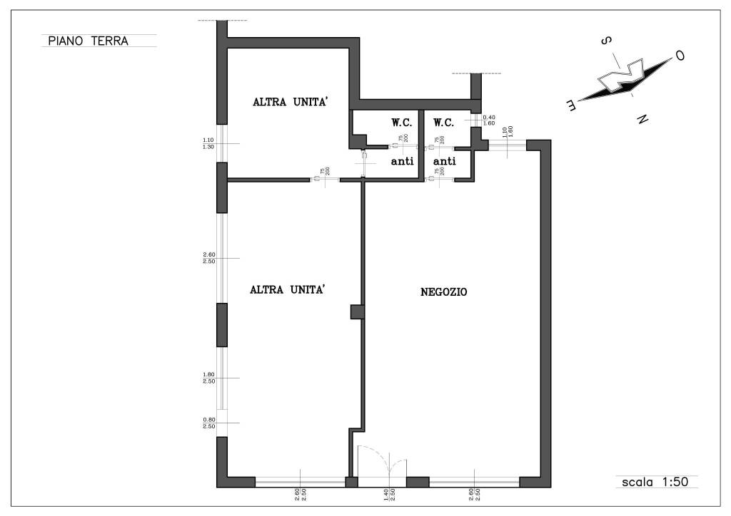 LOCALE COMMERCIALE 54 MQ