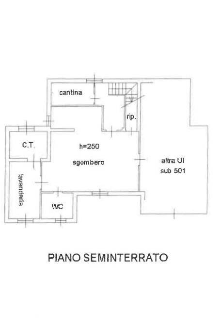 PLN piano seminterrato