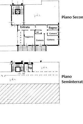 Piano seminterrato e secondo modificata 1