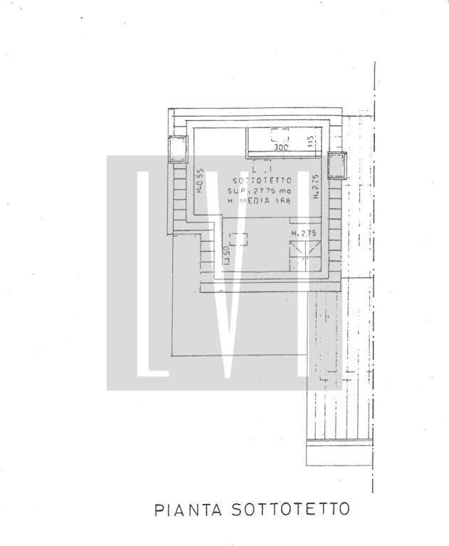 PLAN SOTTOTETTO