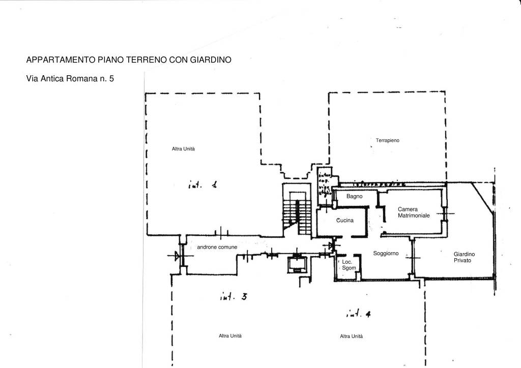 PLAN ALLOGGIO SPOTORNO 1