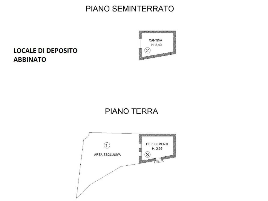 locale di deposito abbinato