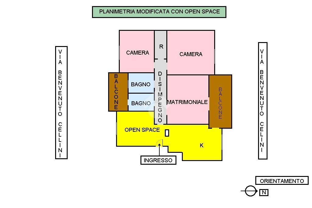 planimetria con openspace