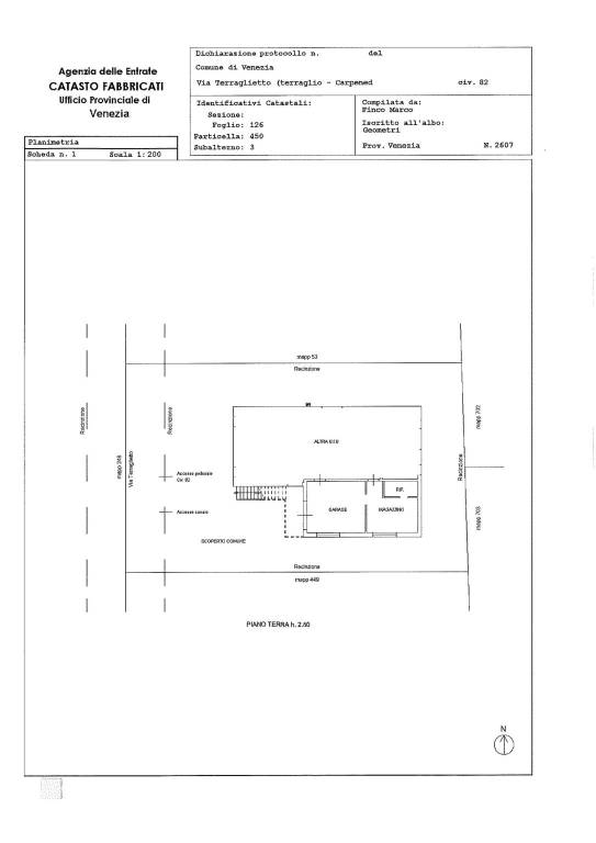 plan. immobile + garage 2