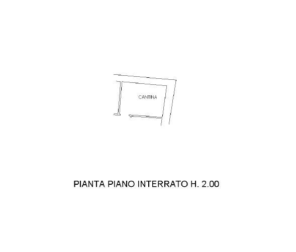 Planimetria CANTINA PIANO SEMINTERRATO