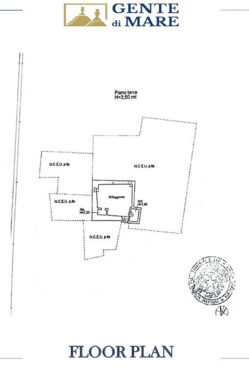 La dimora del centro storico floor plan