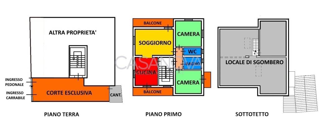 piantina 1P+st