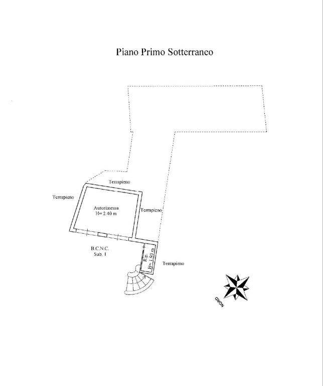 Planimetria autorimessa