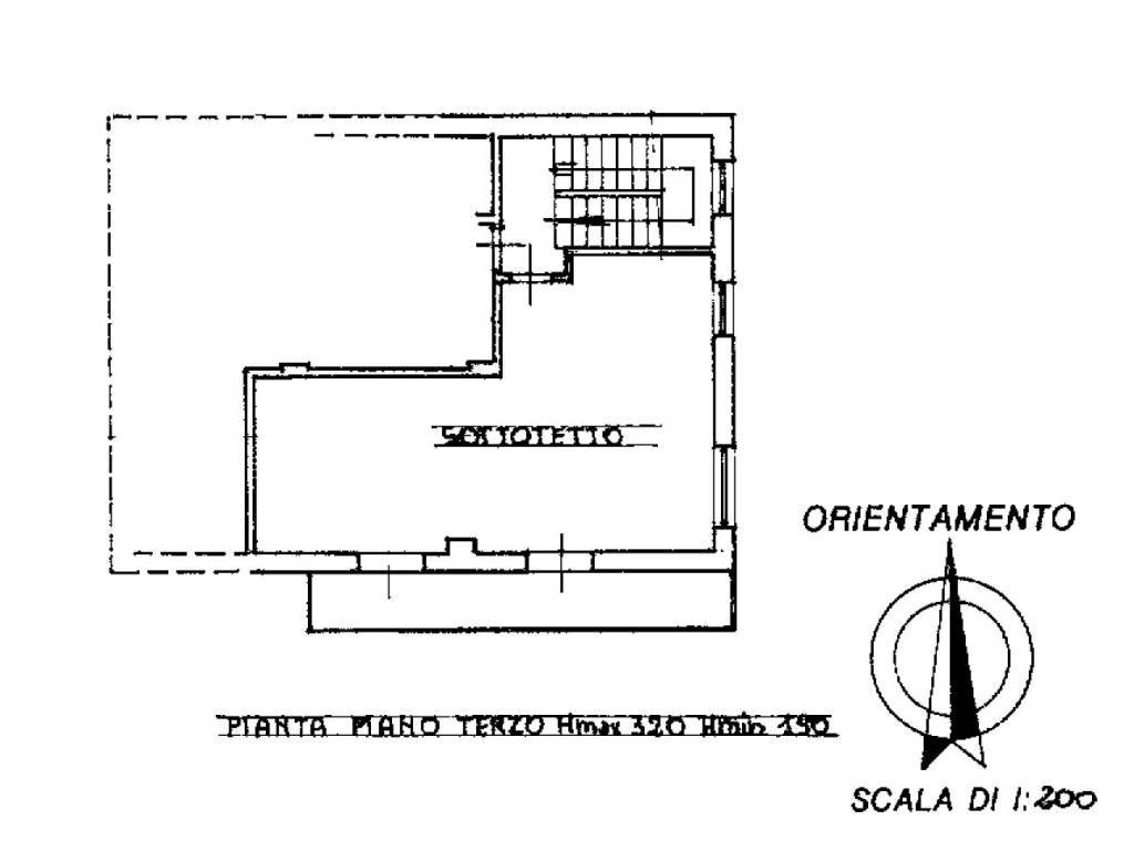 PLANIMETRIA SOTTOTETTO