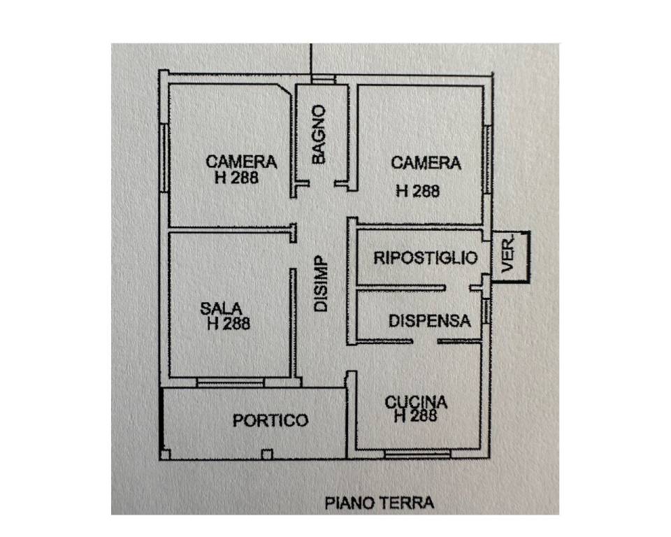 planimetria piano rialzato