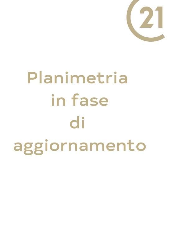 Planimetria in fase di aggiornamento