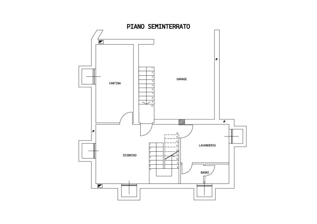 PIANO SEMINTERRATO - VILLA SPORMAGGIORE