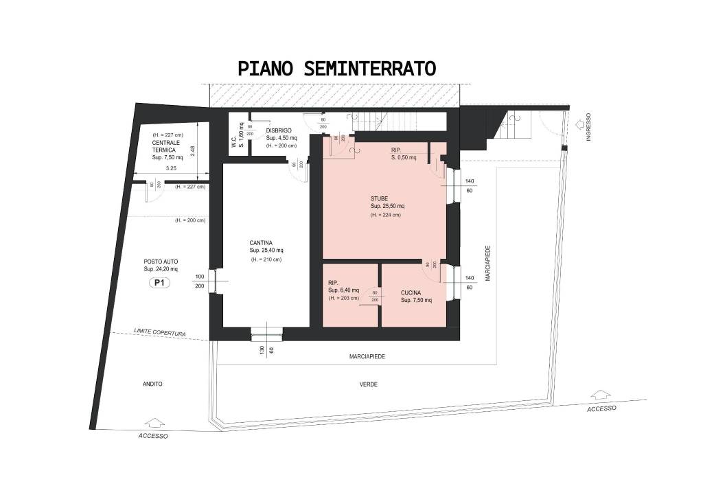 SEMINTERRATO - SPORMAGGIORE