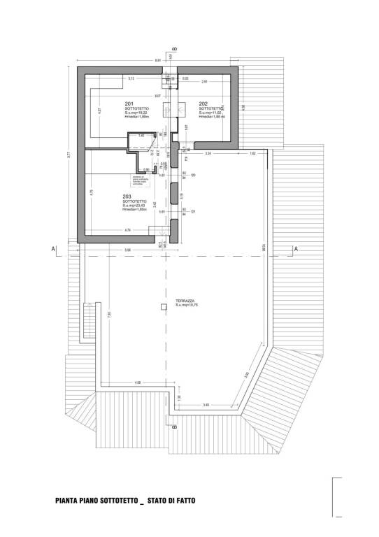 Stato di fatto_piano sottotetto 1_100 1