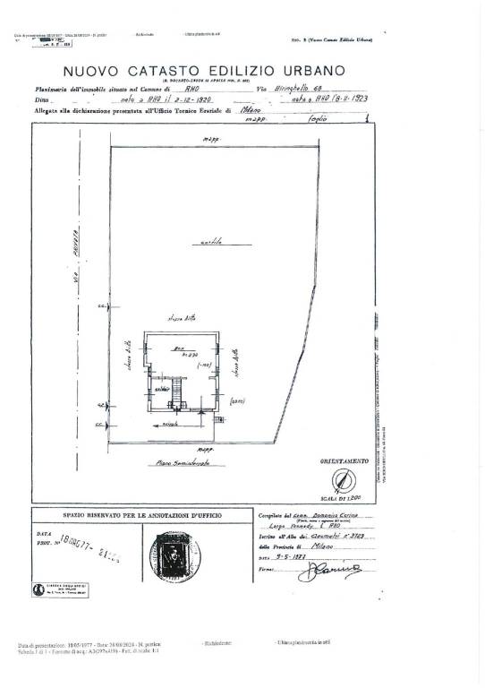 planimetria box