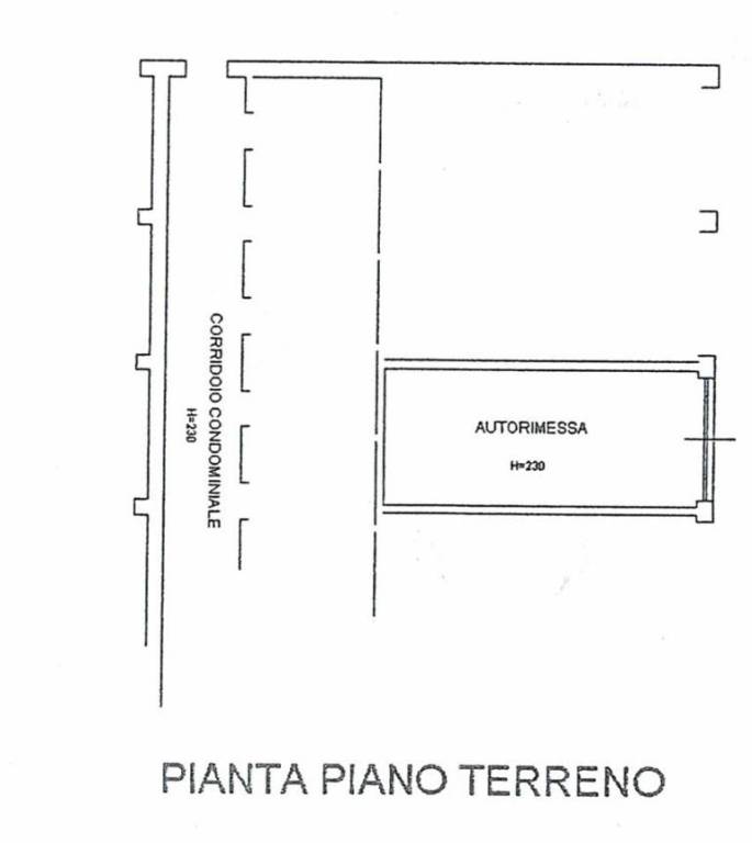 planimetria garage