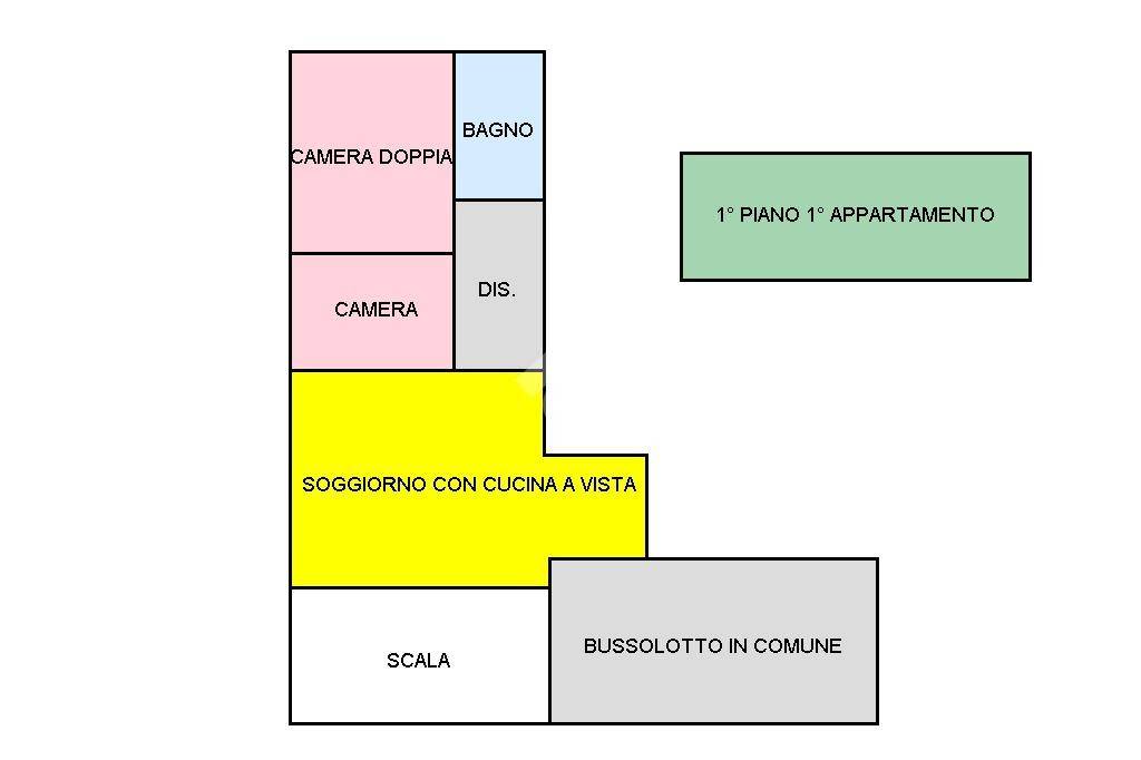 Plani primo appartamento primo piano