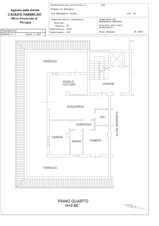 planimetrie catastali blocco 4 interni 17 e 18 2