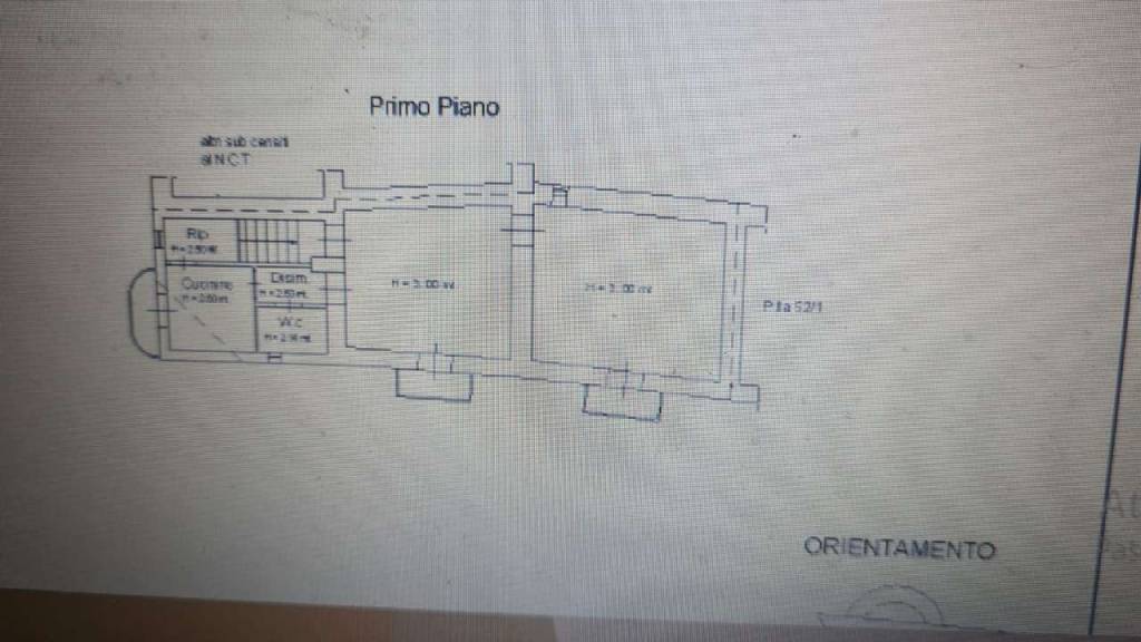 planimetria primo piano 