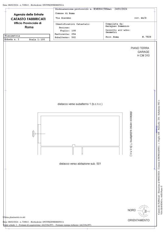 PLANIMETRIA BOX 1