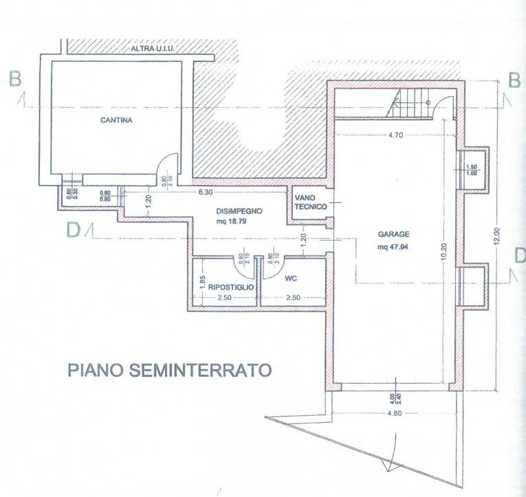 Cattura Tavola Piano Seminterrato