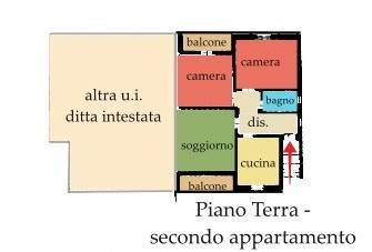 00001 PLAN. APP. PIANO TERRA SECONDA UNITA'