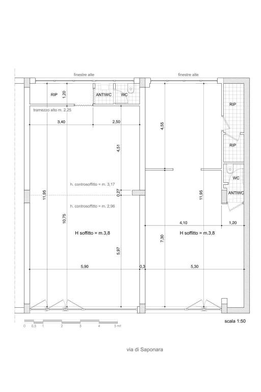 negozi interni 4 e 5 via saponara 1