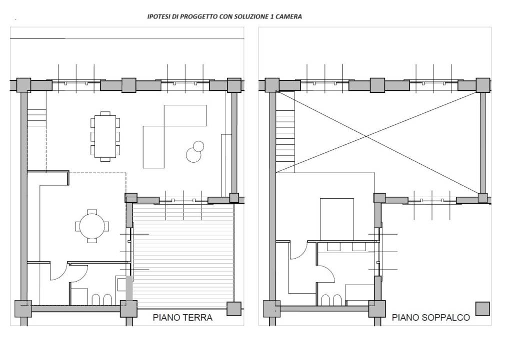 plan soluzione 1 camera