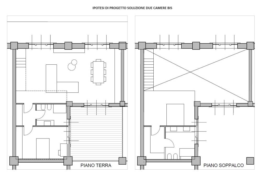 Plan soluzione due camere bis