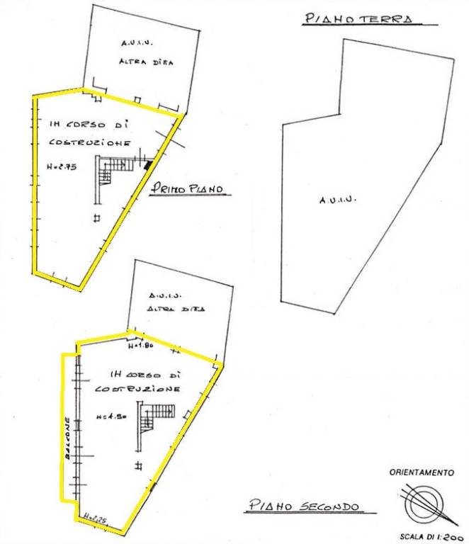 Planiemtria piano 1 e 2