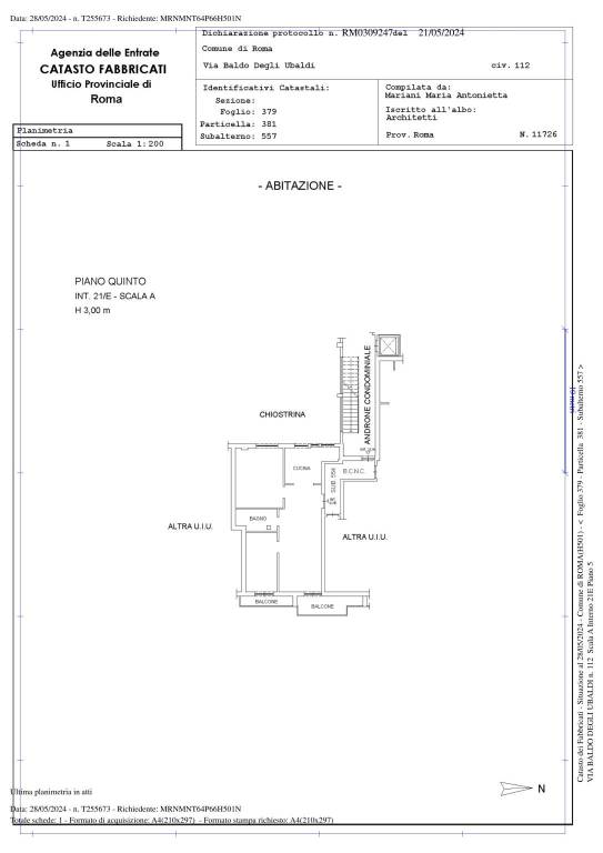 planimetria sub 557 baldo trilocale 1