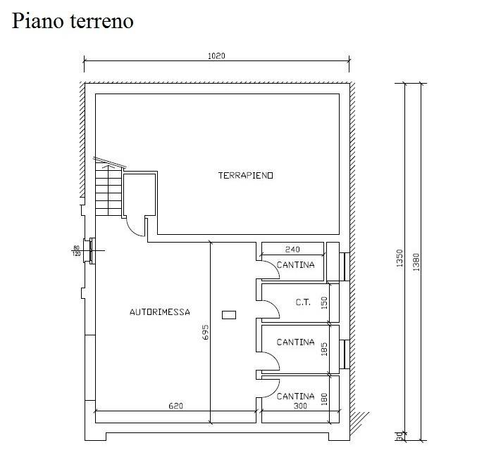 Planimetria piano terreno