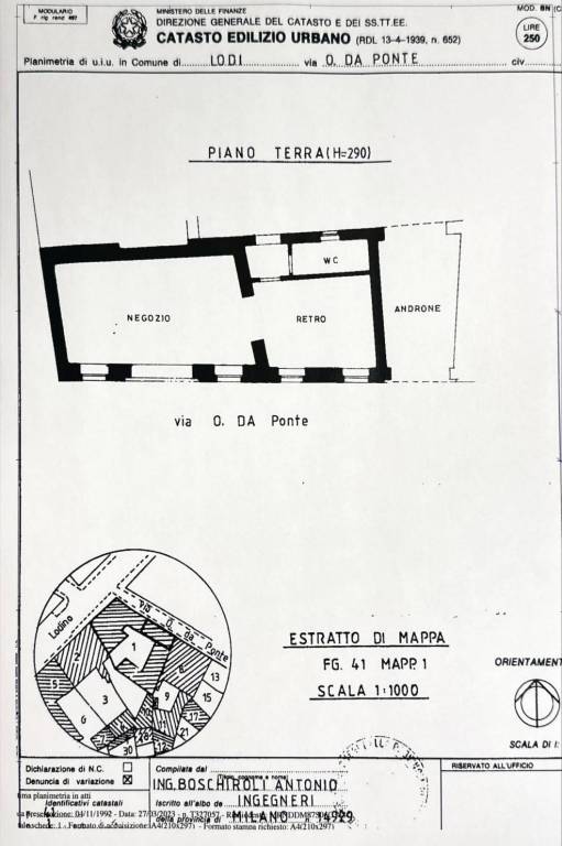 Pln O. Da Ponte 1