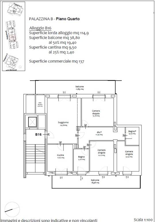 planimetria B16