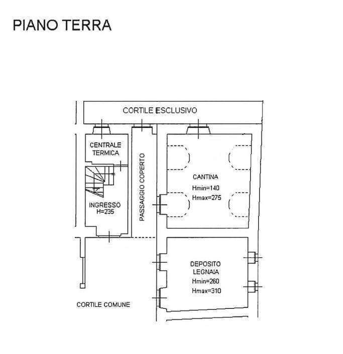 Planimetria piano terreno