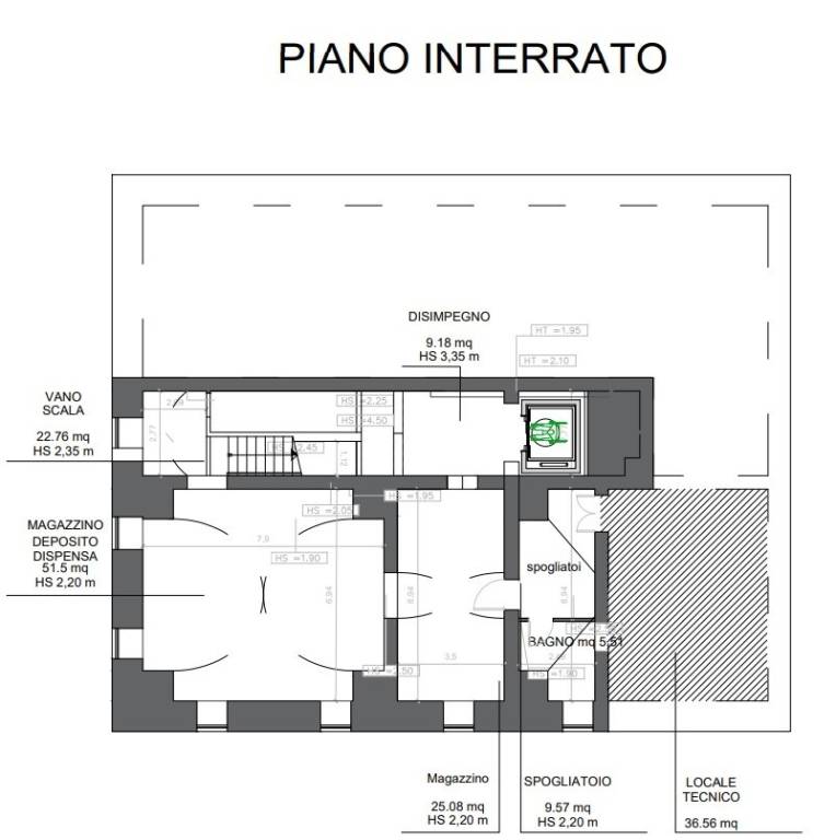 P00 Piano Interrato