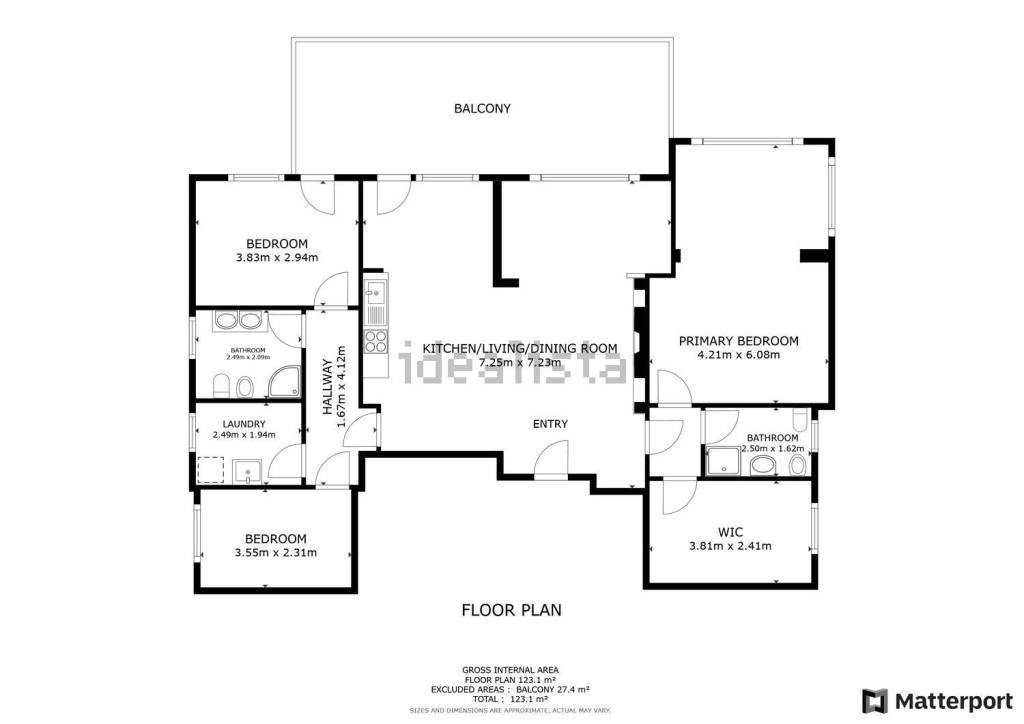 Planimetria Matterport
