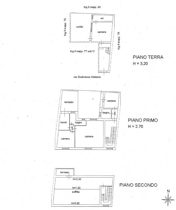 planimetria abitazione via adelasia