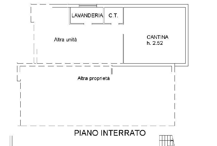 planimetria piano interrato