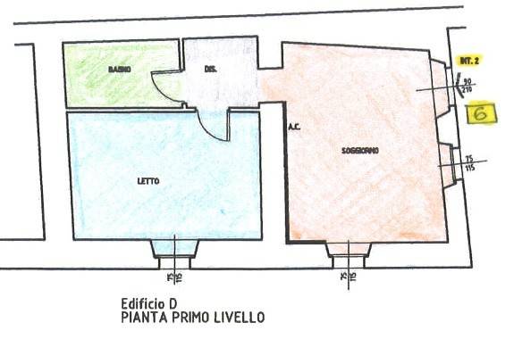 Edificio D - 1 livello - civico 6