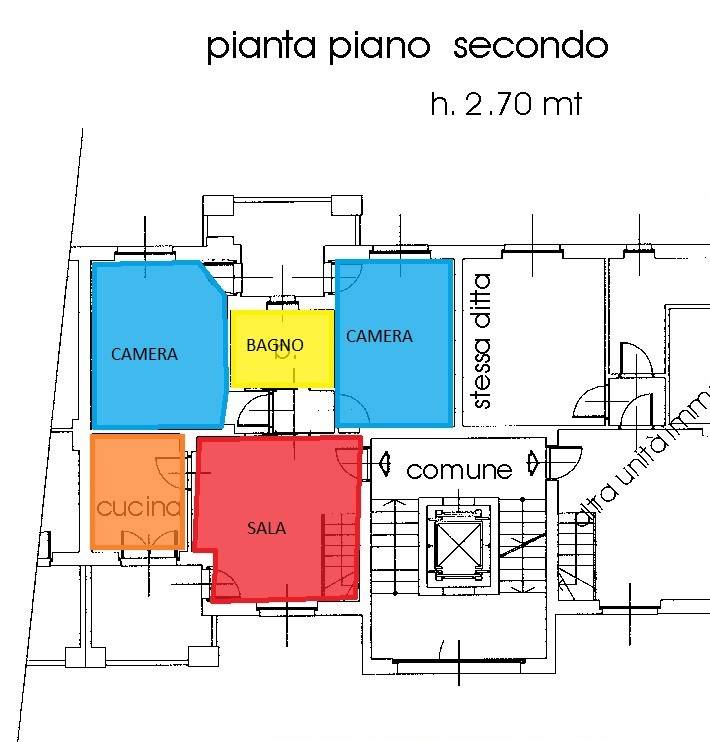 PLANIMETRIA PIANO SECONDO