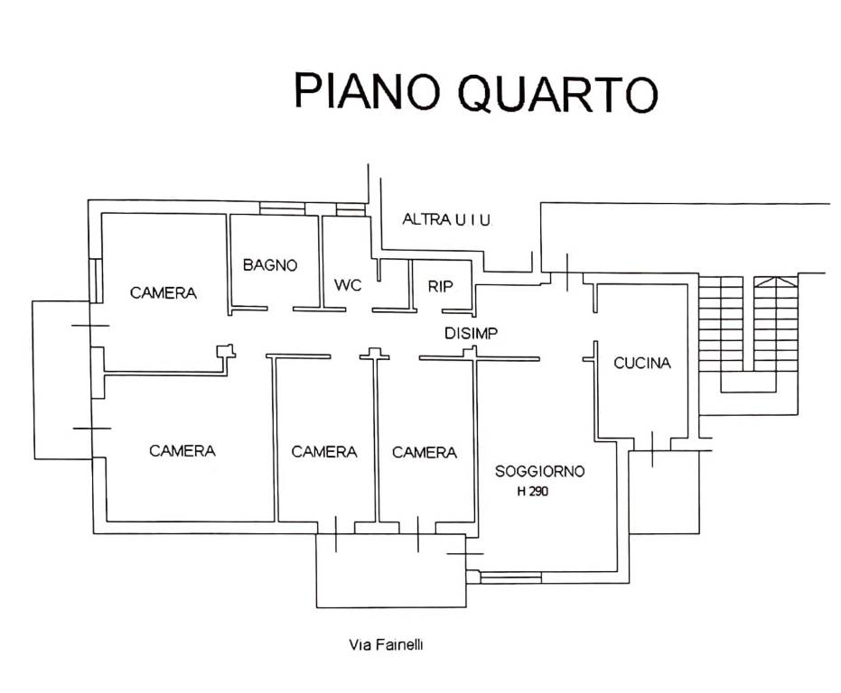 Planimetria via Fainelli 1