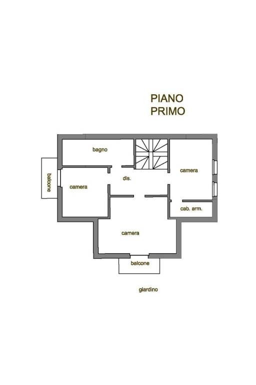 Pianta 1° Piano